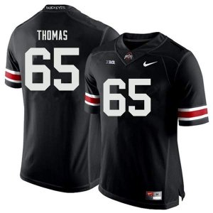 Men's Ohio State Buckeyes #65 Phillip Thomas Black Nike NCAA College Football Jersey Jogging MBE4744NY